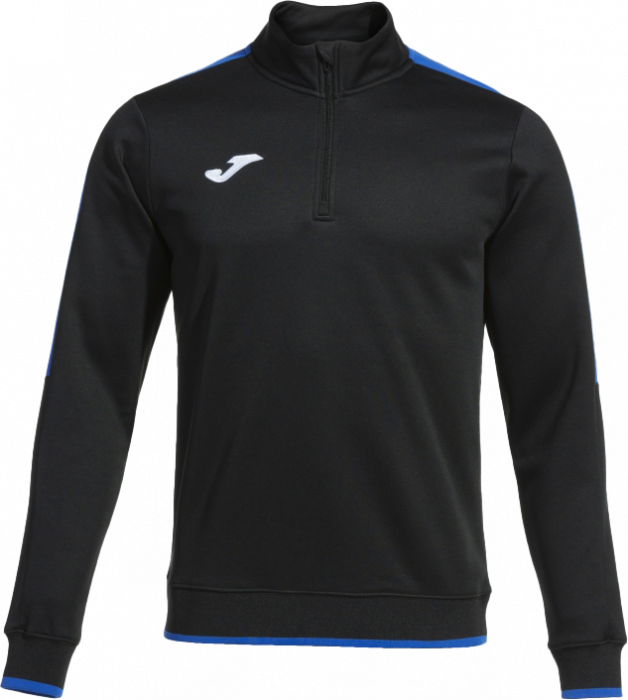 Joma - Olimpiada Half Zip Top - Preto & azul real