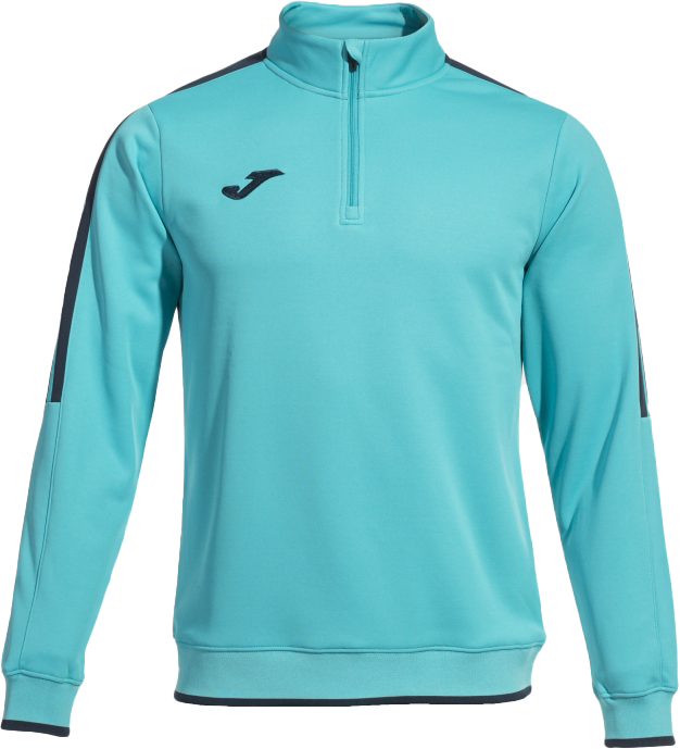 Joma - Olimpiada Half Zip Top - Turquoise & black