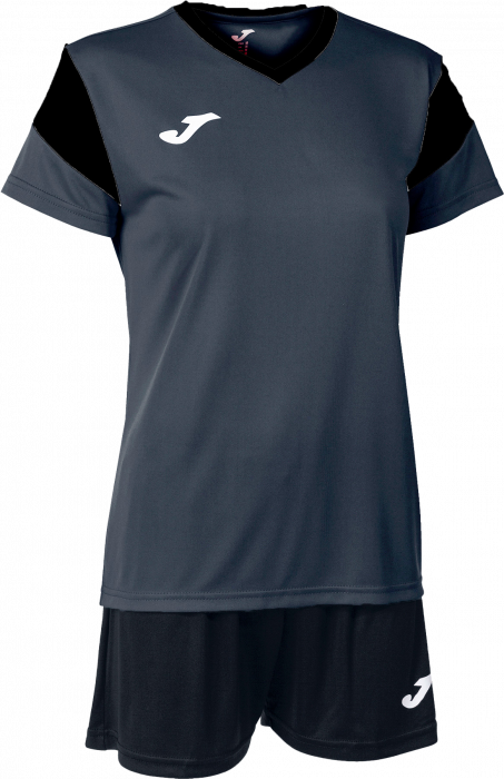 Joma - Phoenix Match Kit Women - Anthracite & zwart