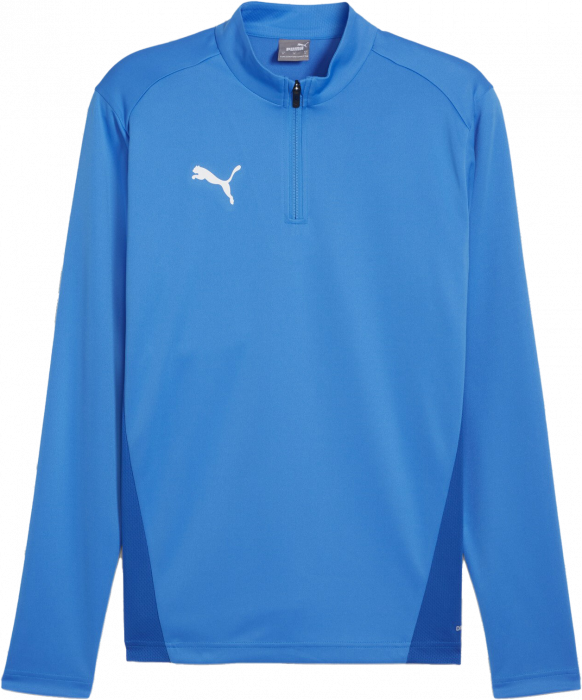 Puma - Teamgoal Training Jacket W. 1/4 Zip - Blue Lemonade & branco