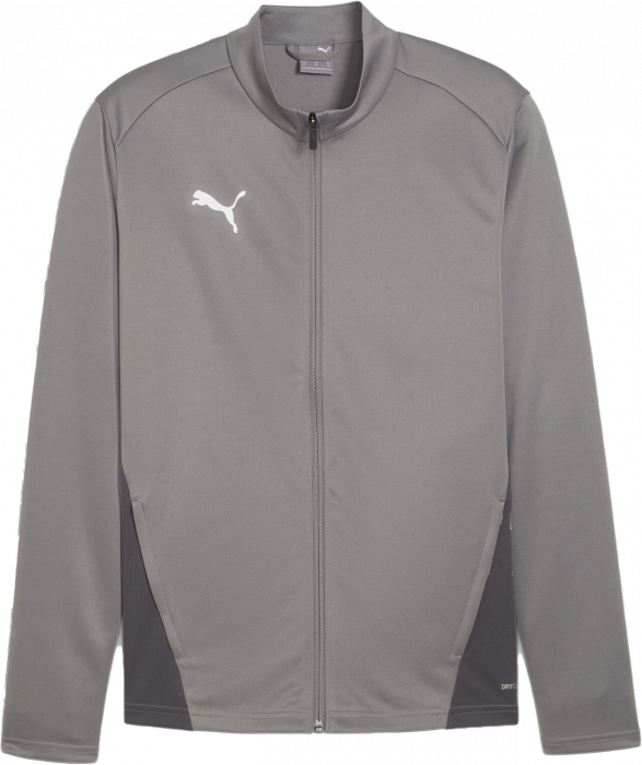 Puma - Teamgoal Training Jacket W. Zip - Cast Iron & bianco