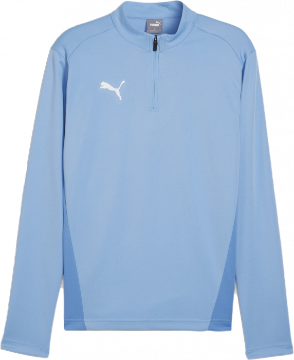 Puma - Teamgoal Training Jacket W. 1/4 Zip - Ljus blå & vit