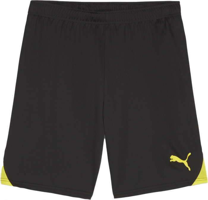 Puma - Teamgoal Shorts Børn - Sort & gul