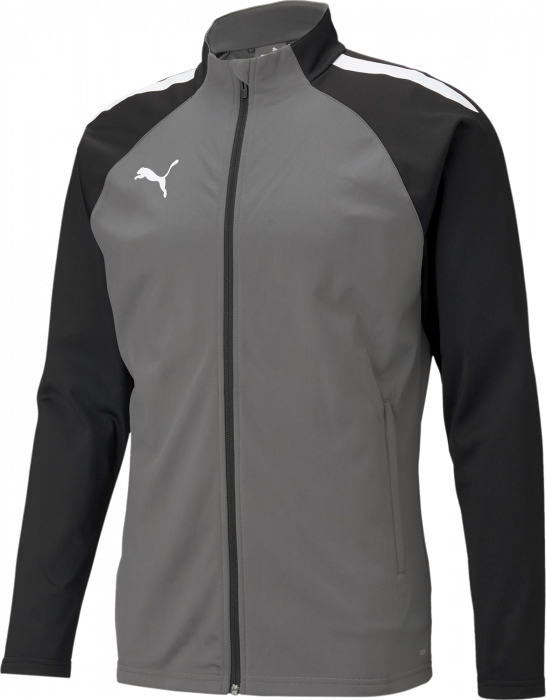 Puma - Teamliga Training Jacket Jr - Smoked Pearl & black