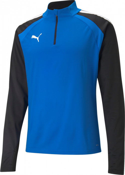 Puma - Teamliga Training 1/4 Zip Top Jr. - Blu & nero