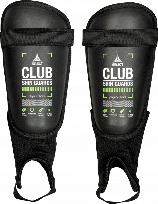 Select - Shin Guard Club V25 - Zwart & groen