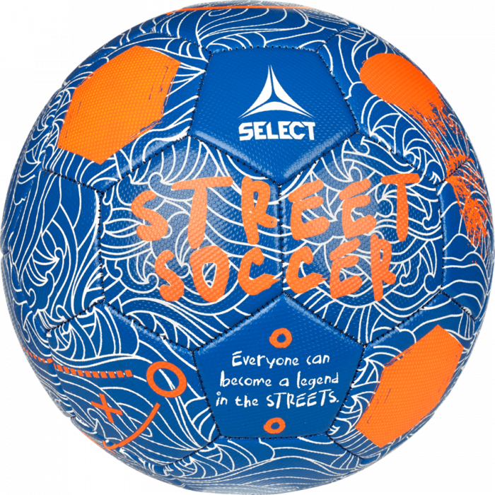 Select - Street Soccer V24 Football - Blauw & orange