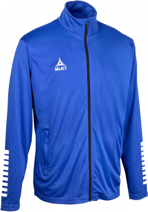 Select - Pisa Training Zip Jacket - Blu & bianco