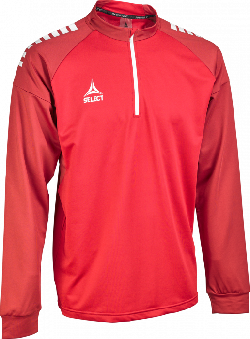 Select - Spain V25 Half-Zip Training Jacket - Rood & wit