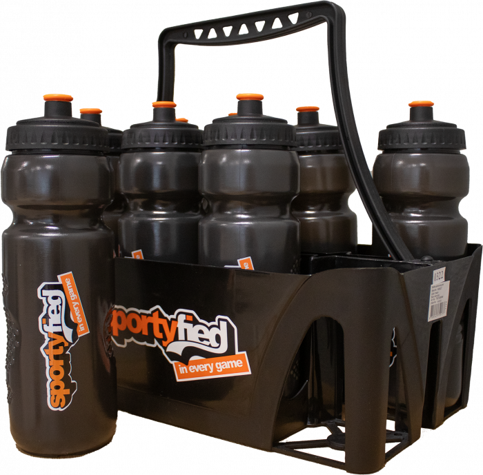 Sportyfied - Bottle Container W. 8 Bottles - Noir